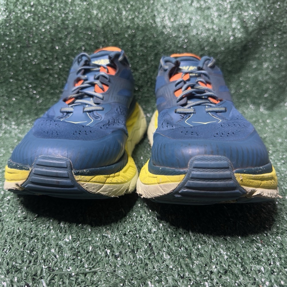 Hoka One Stinson ATR 6 Shoes Mens 11.5 Teal Trail Running Hiking Sneakers - Picture 2 of 10